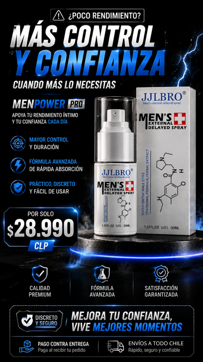 MenPower Pro™ Potencializador Retardante Masculino