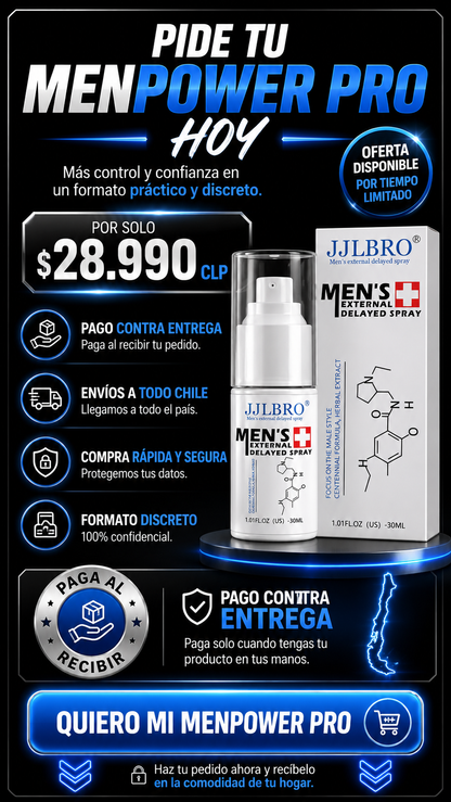 MenPower Pro™ Potencializador Retardante Masculino