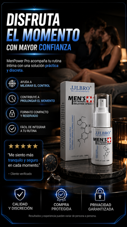 MenPower Pro™ Potencializador Retardante Masculino