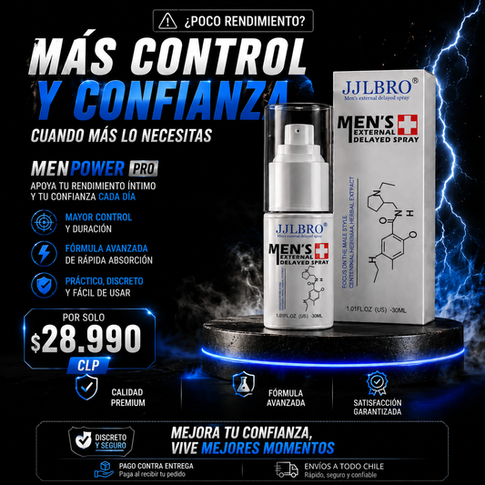 MenPower Pro™ Potencializador Retardante Masculino